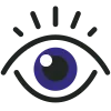 ícone visão